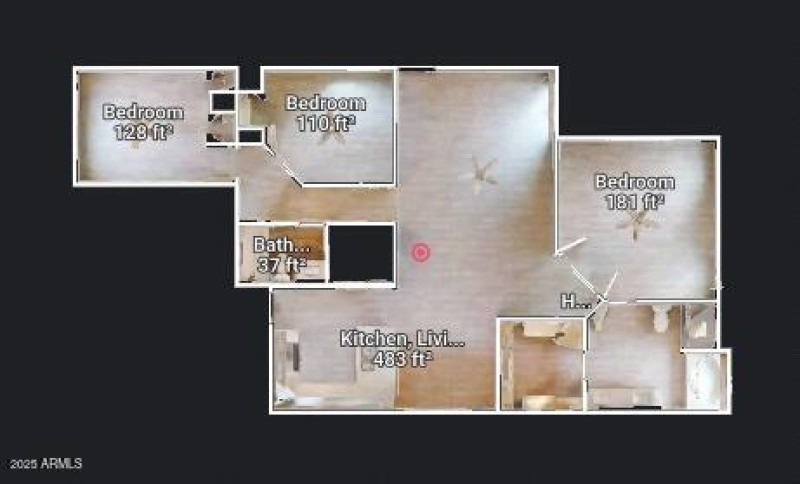 Floorplan with measurements