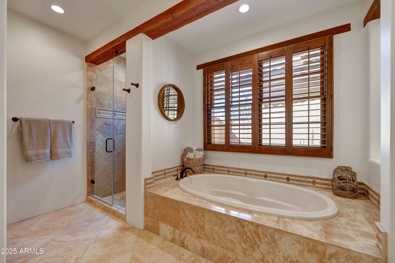 Primary Bath Soaking Tub & Shower