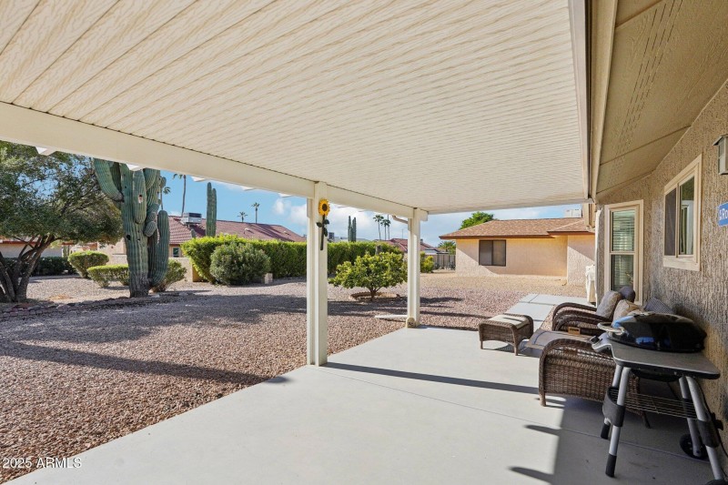 Back patio