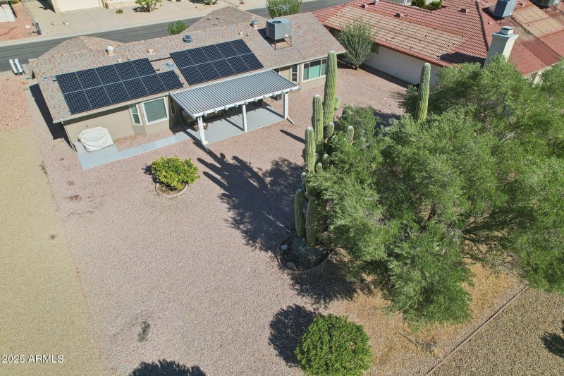 Back from drone