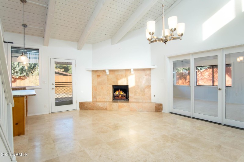 Dining Room with Fireplace