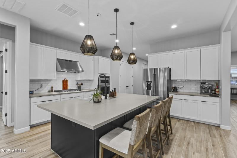 Wide Open Kitchen with Huge Island