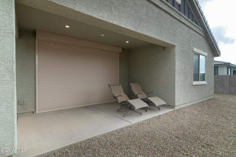 Exterior shutter for glass doors