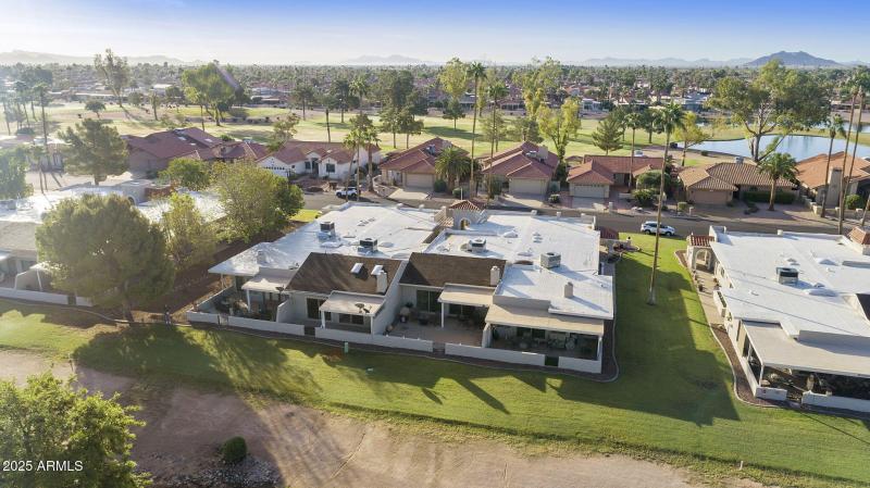 Aerial Back view