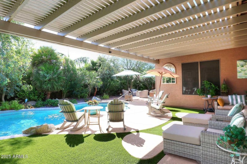 Covered Patio-View
