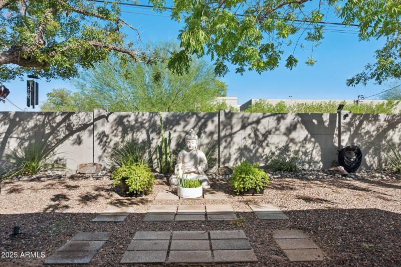 Calm and peaceful outdoor spaces