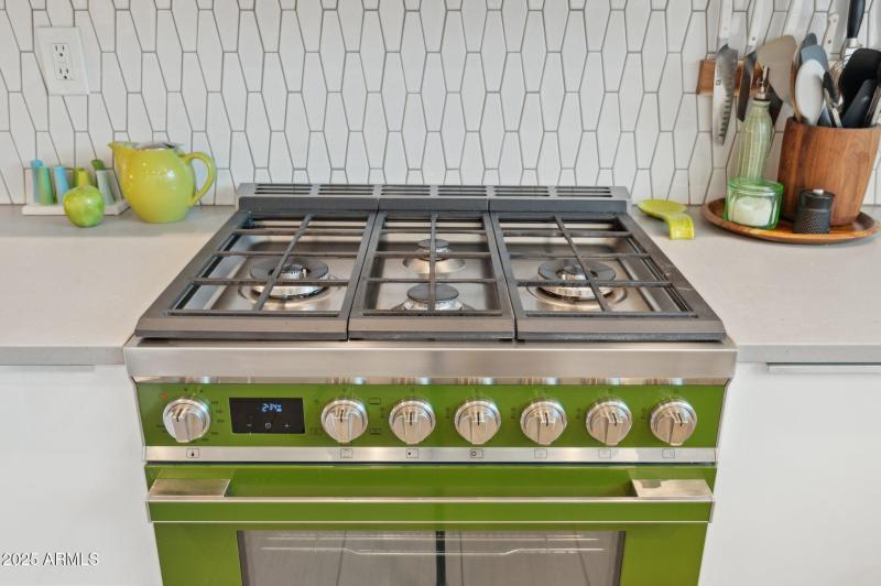 SMEG professional gas range