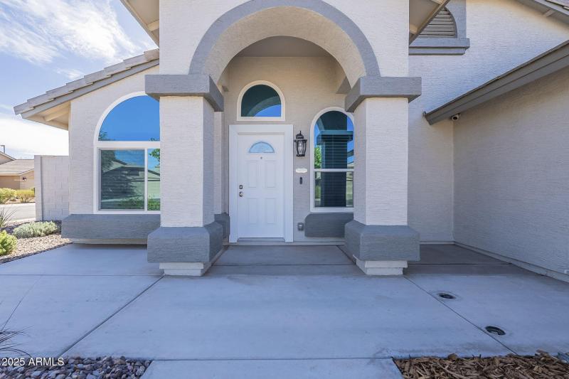 Welcoming Front Patio
