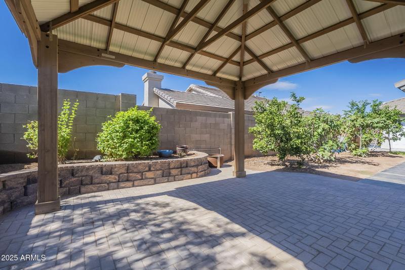 Gazabo and pavers