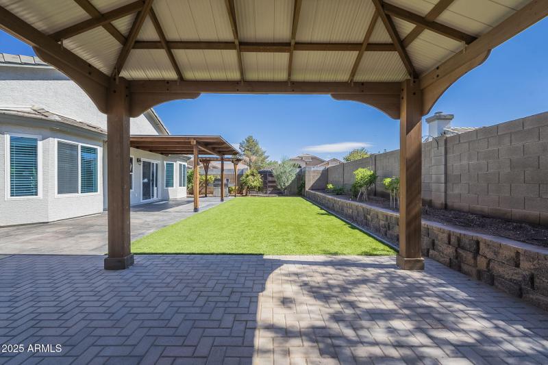 Gazabo and pavers
