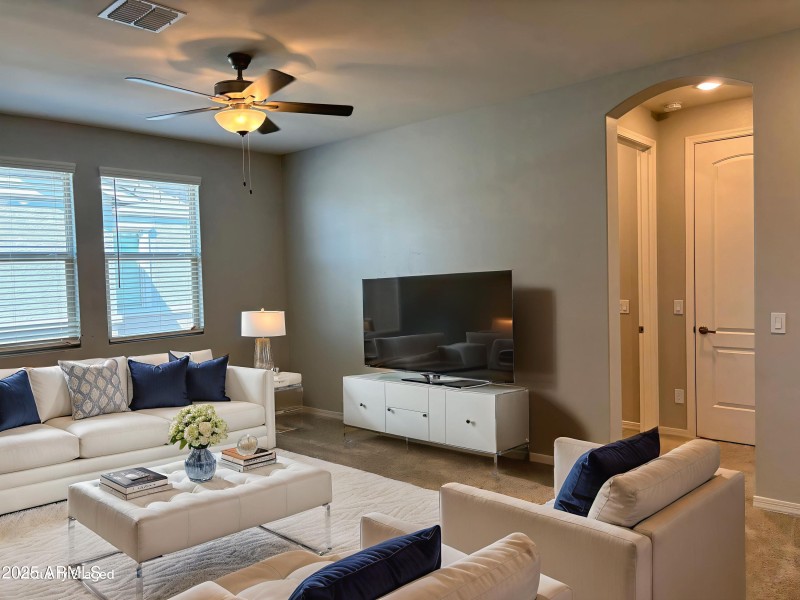Loft Upstairs Staged