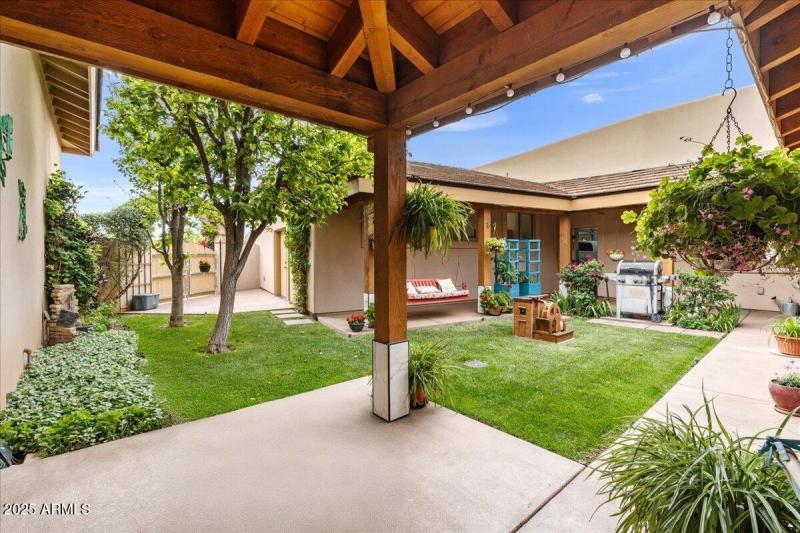 Center Courtyard Lush Landscaping