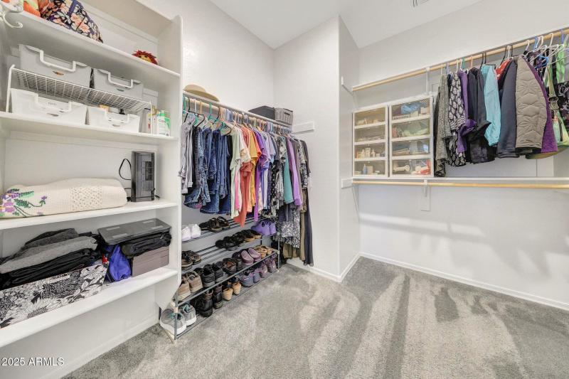 Massive walk in closet