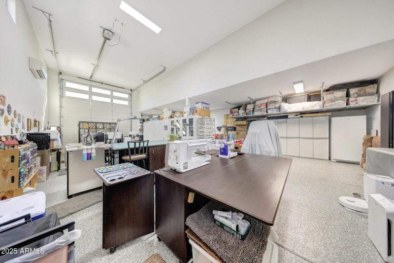 Split units in the garage too