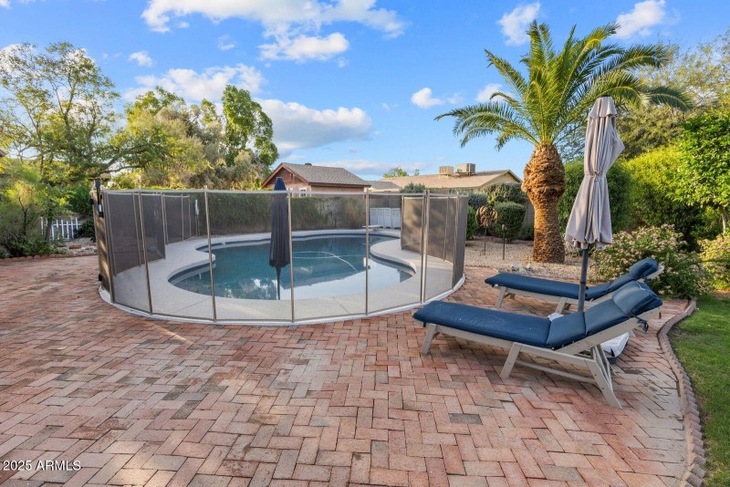 Backyard Pool Area
