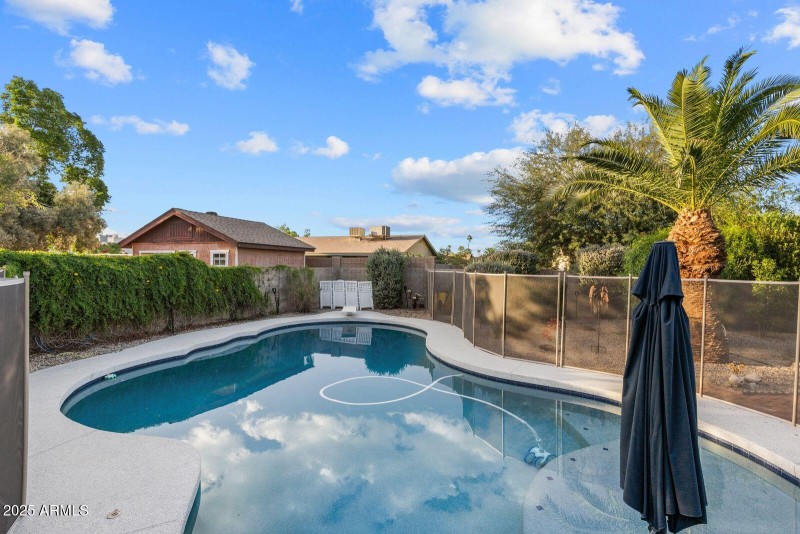 Backyard Pool Area