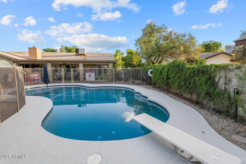 Backyard Pool Area