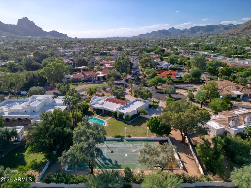 Camelback Mountain view corridor.