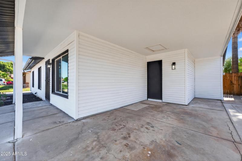 Carport Entry Door