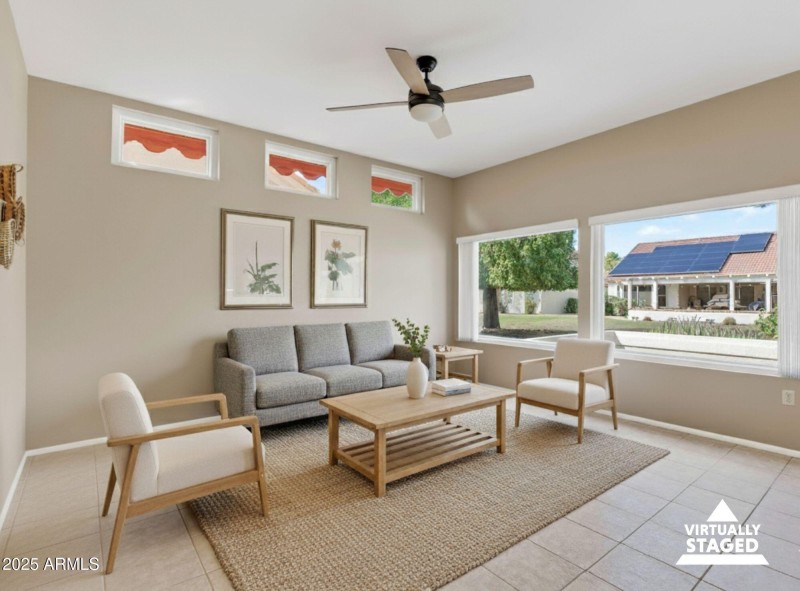 Dining Virt Staged as Family Rm