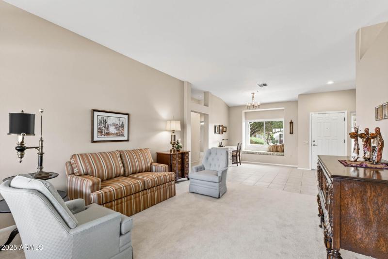 Living room from Desk area