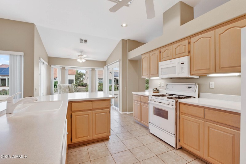 Kitchen towards Breakfast Area