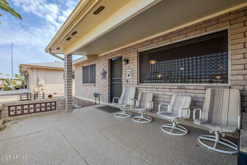 Expanded West-Facing Front Patio