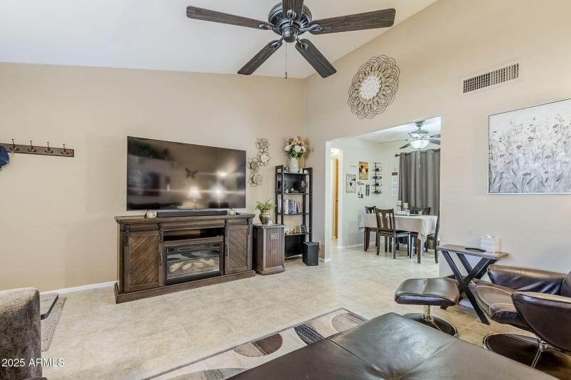 Vaulted Living Room