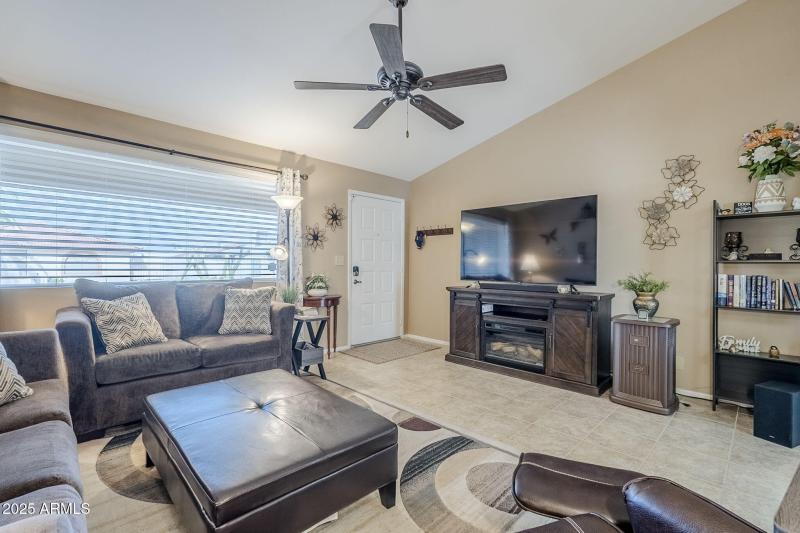 Vaulted Living Room