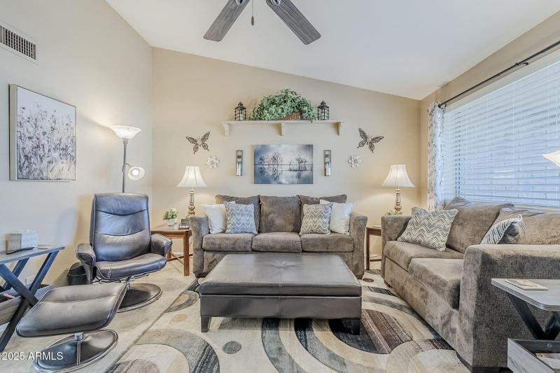 Vaulted Living Room