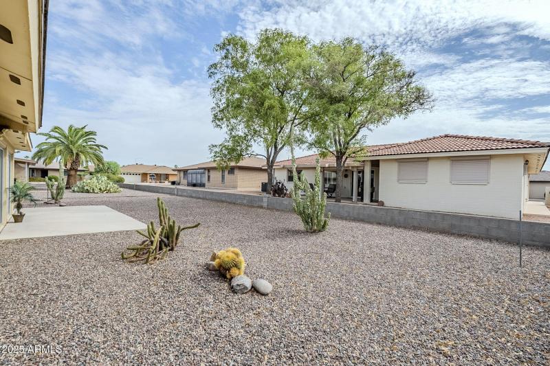 East-Facing Backyard