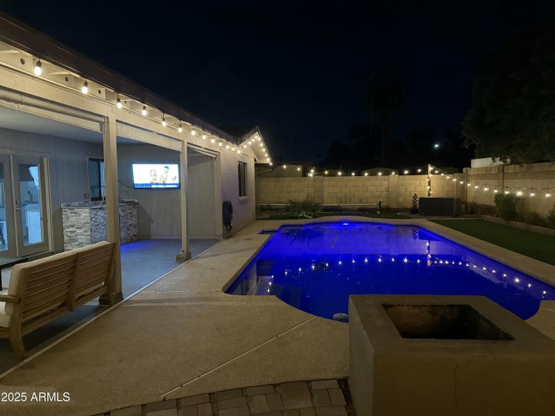 Pool at Night