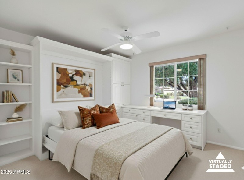 Virtual Murphy bed down--Guest Rm