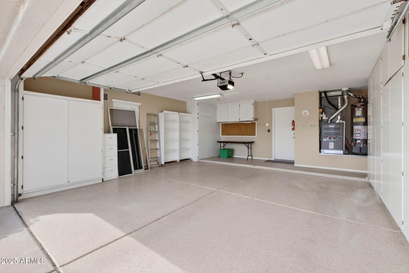 Garage with storage