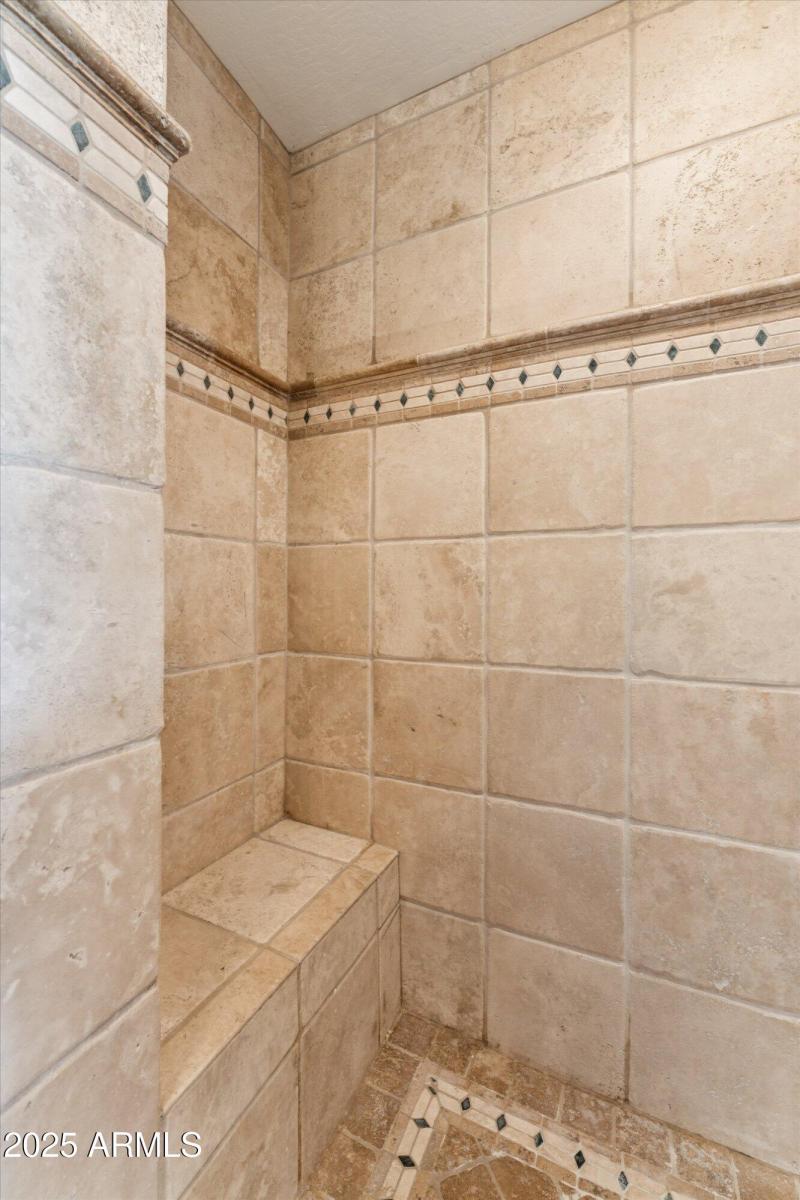 Master Shower Bench