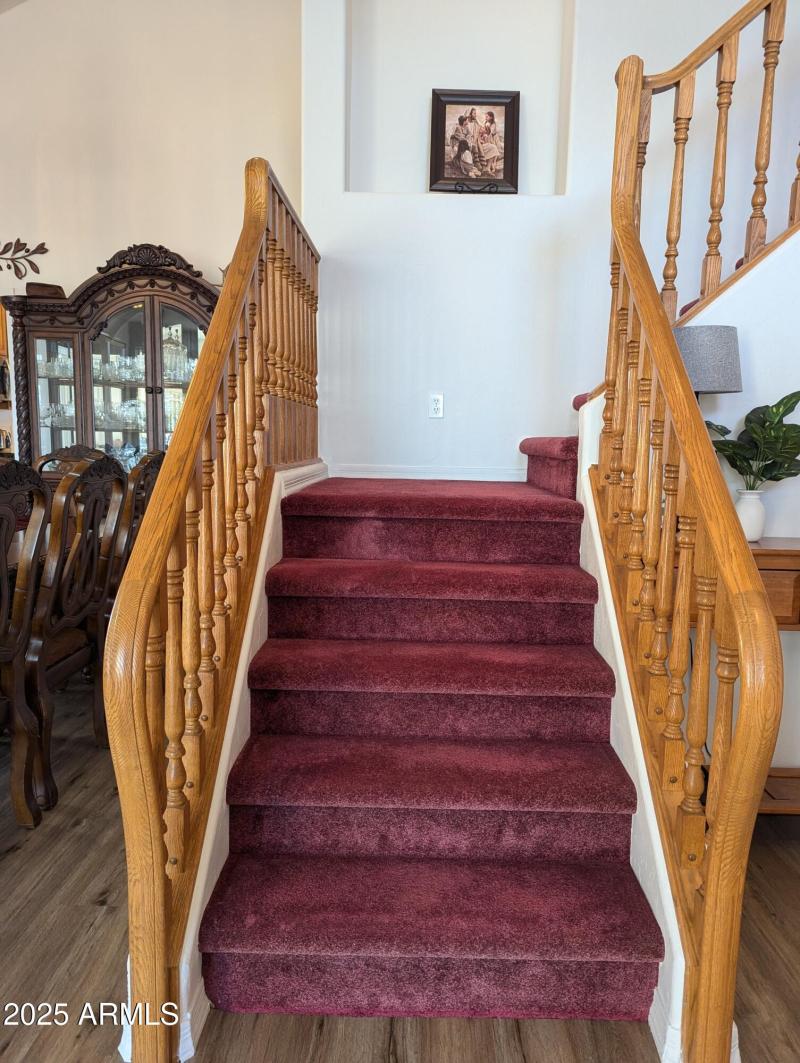 Stairway upstairs