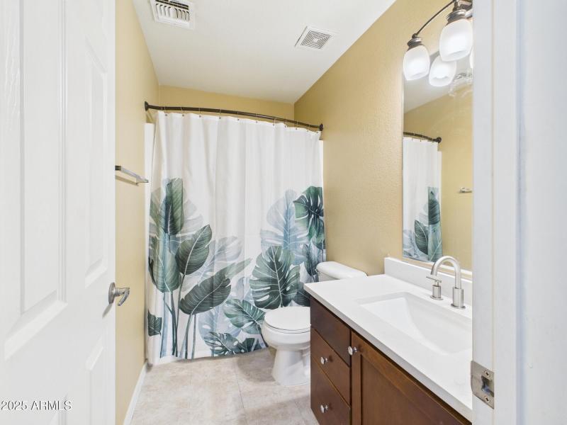 Cute hall bathroom