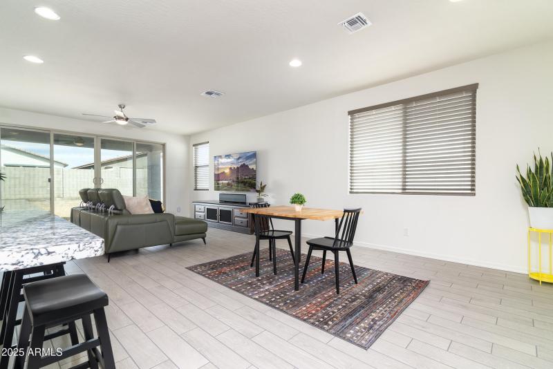 Open floorpan