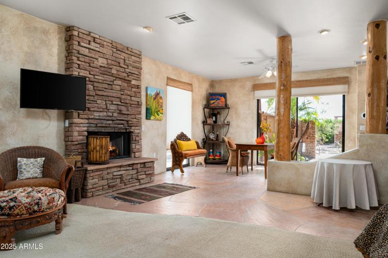 Casita Fireplace