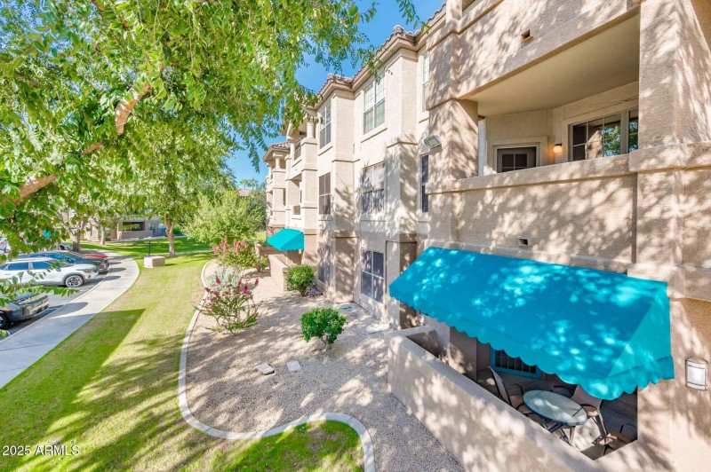 Building and patio
