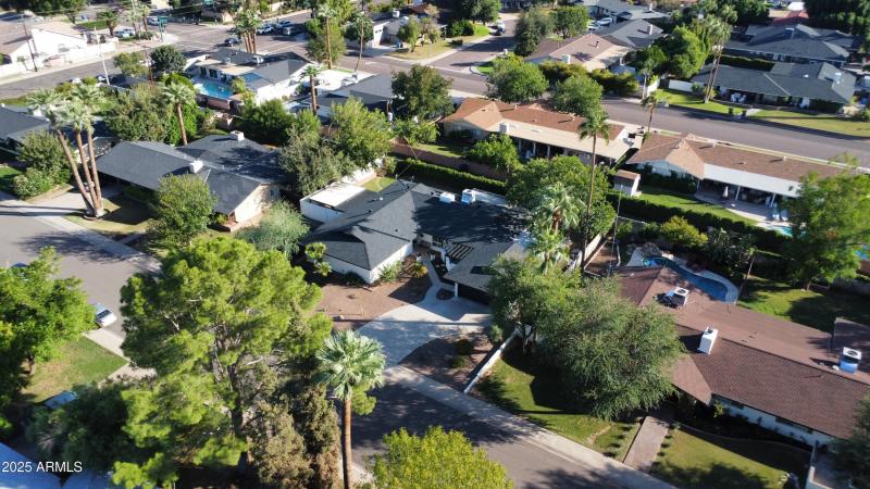 Front drone view #3