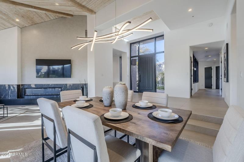 Dining to entry