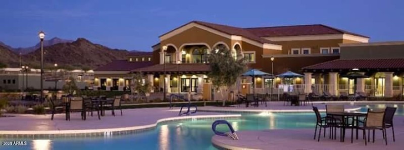 Village Center at Night