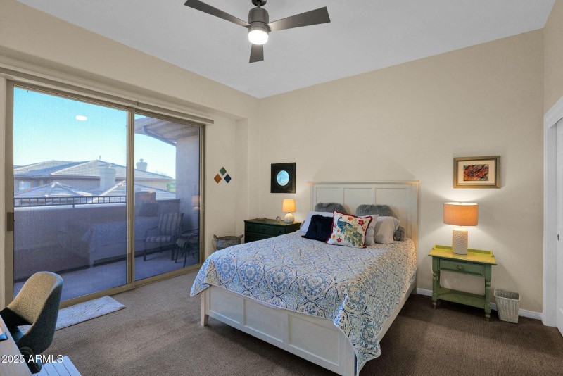 2nd bedroom w/ balcony