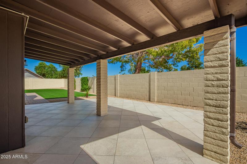 Covered Back Patio