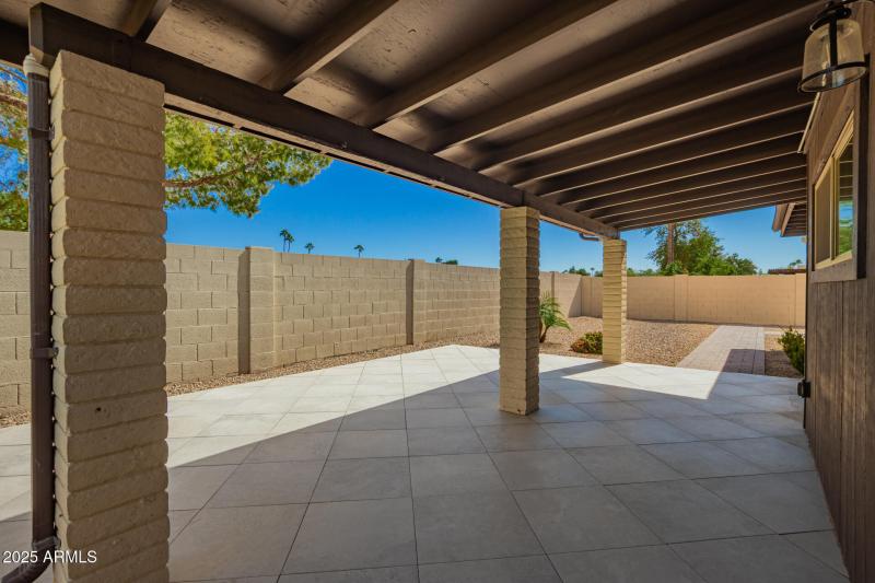 Covered Back Patio
