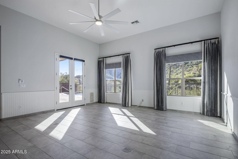 Family Room off kitchen with views