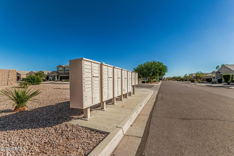 Mailboxes across from home