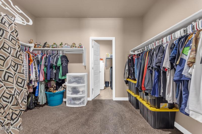 Large Primary Walk-in Closet