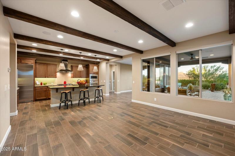 Open Family Room/Kitchen